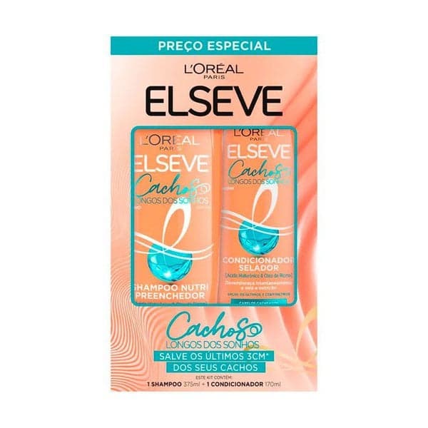 KIT ELSEVE SH+COND  CACHOS DOS SONHOS