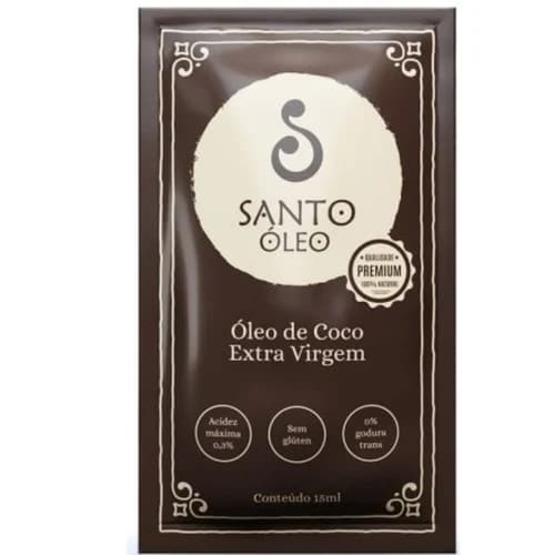 OLEO DE COCO SACHE  SANTO OLEO 15ML