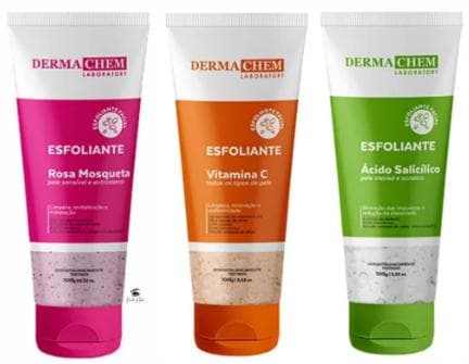 GEL ESFOLIANTE DERMA CHEM 100GR ROSA MOSQ