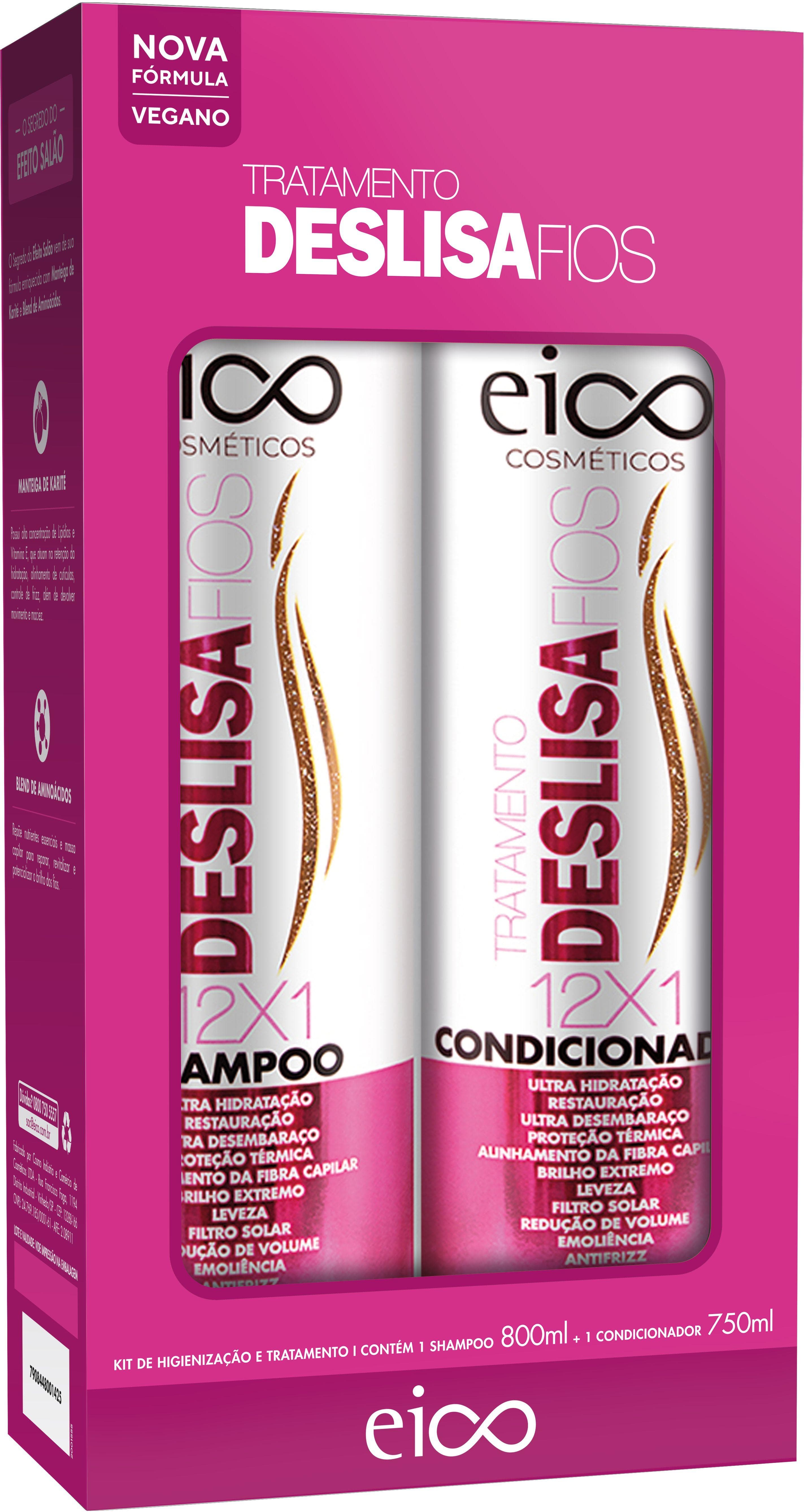 KIT SH+COND EICO DESL FIOS 800ML EC42