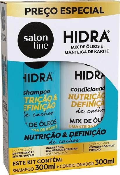 KIT SH+COND SALON LINE NUTRI DEF