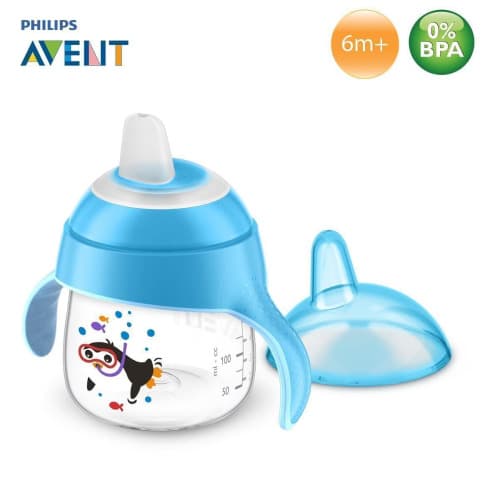 COPO AVENT 6+ 200ML PINGUIN ROSA