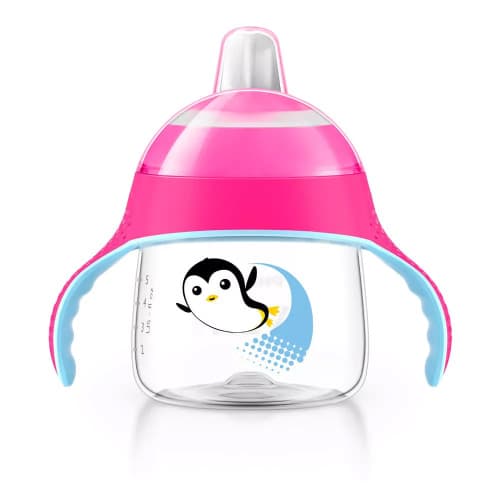 COPO AVENT 6+ 200ML PINGUIN ROSA
