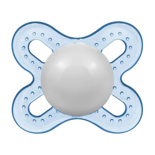 CHUPETA MAN START  0-2 SILICONE AZUL